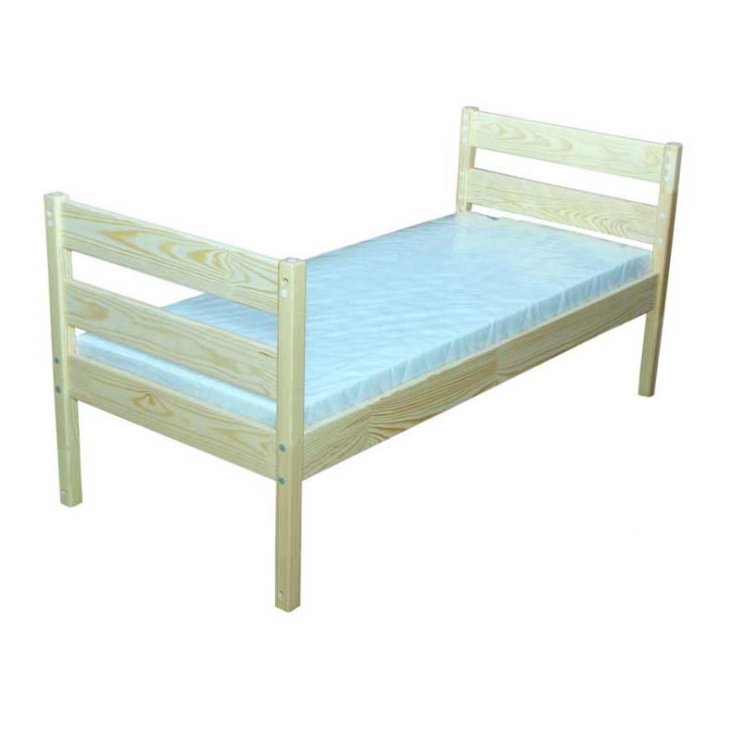 Ліжко дитяче з натуральної деревини з матрацом (соcна) АНШАР ГРУП(35870)